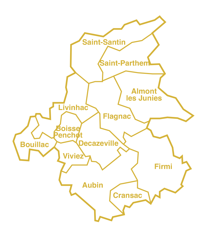 Carte de la région